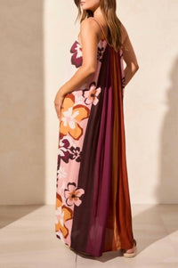 Tribal - Maxi Placement Print Flowy Dress