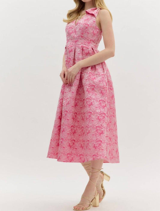 Entro - La Belle Floral Midi Dress