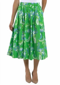 Jude Connally - Jeannette Stretch Poplin Midi Skirt