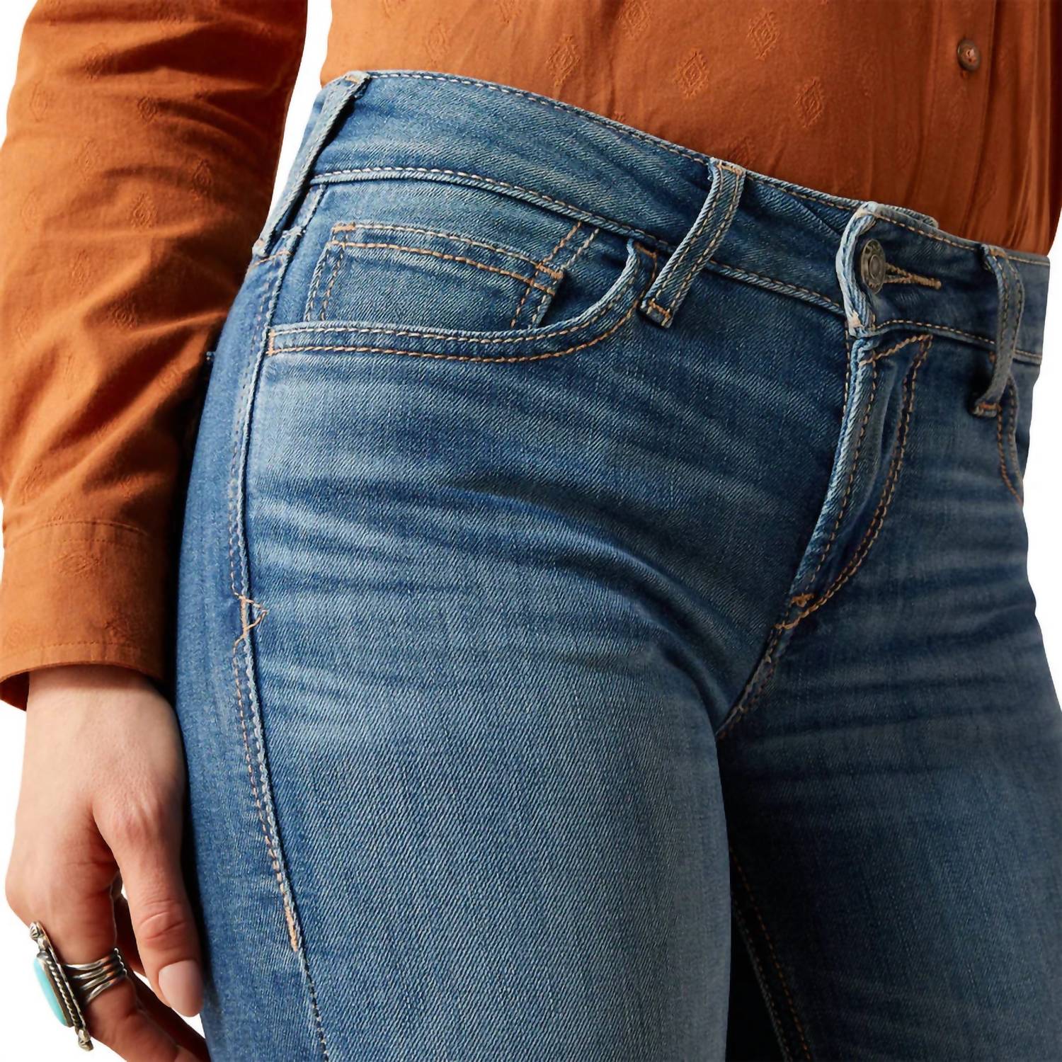 ARIAT Perfect Rise Isabelle Wide Trouser Jeans in albuquerque - women's pants - view 4