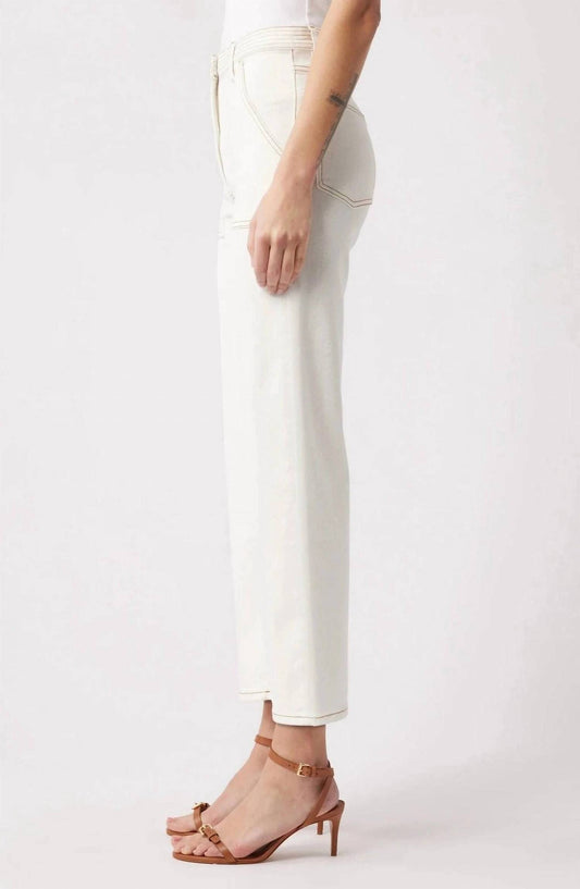 Frame - Trapunto Straight Jeans