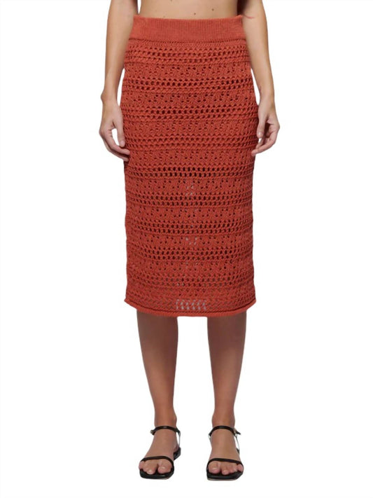 Nation Ltd - Driana Crochet Midi Skirt