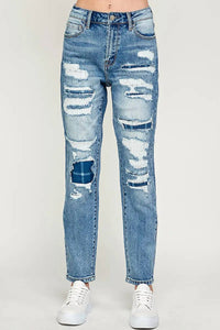 I&M Jeans - Low Rise Tom Girlfriend Stretch Jeans