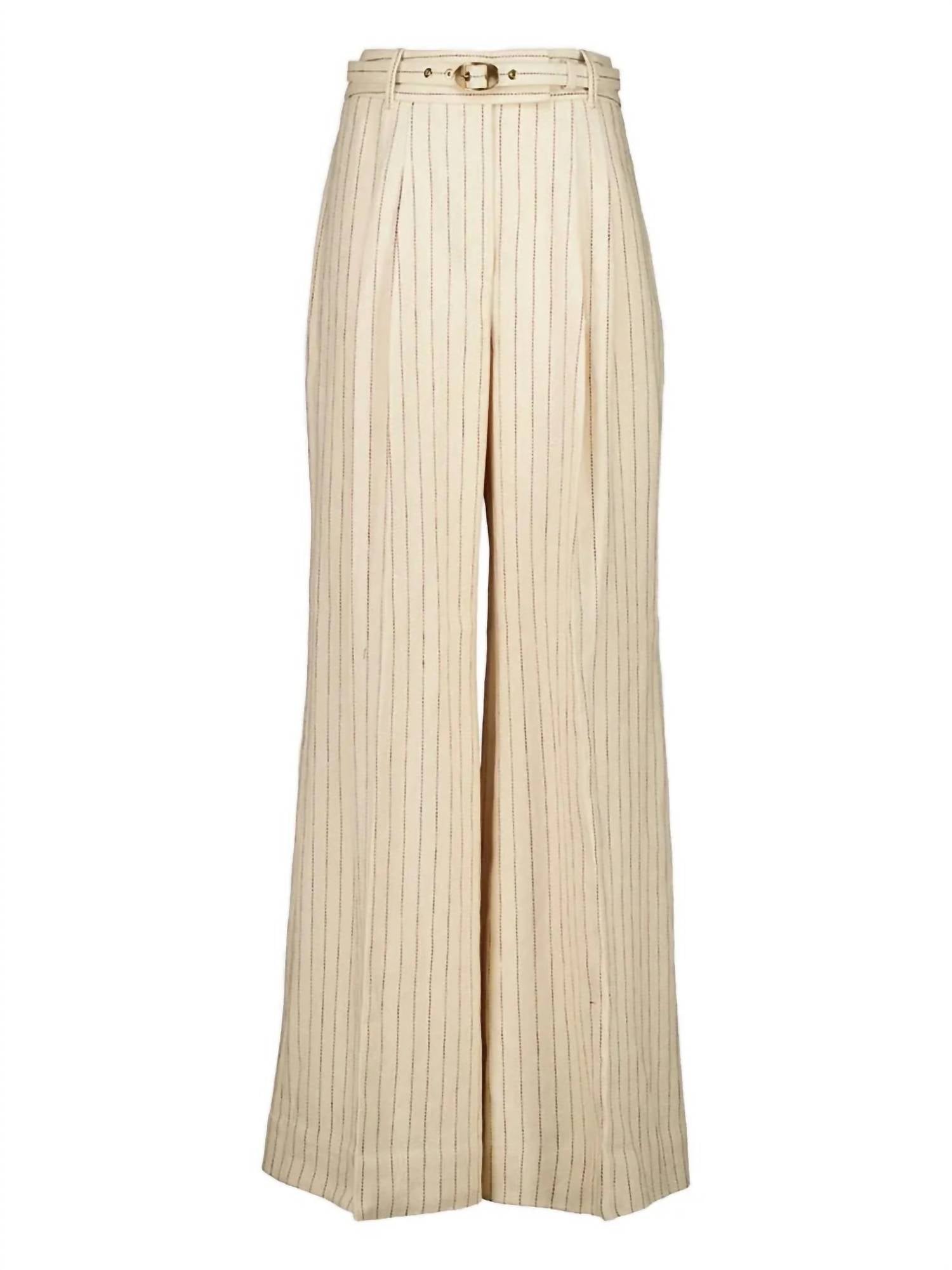 Zimmermann - Rebellion Pinstripe Wide Pants