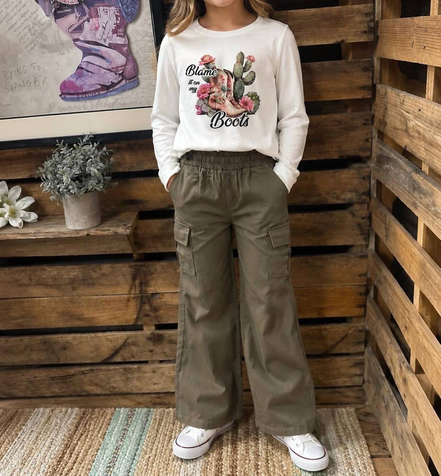 Ml Kids - Cargo Straight Leg Pants