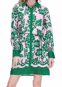 Joy Joy - Jade Mini Shirt Dress
