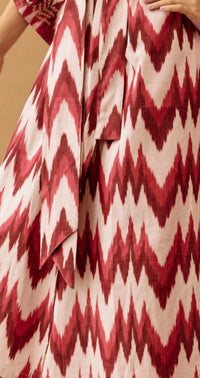 Guadalupe Design - Anisa Ikat V-neck Kimono