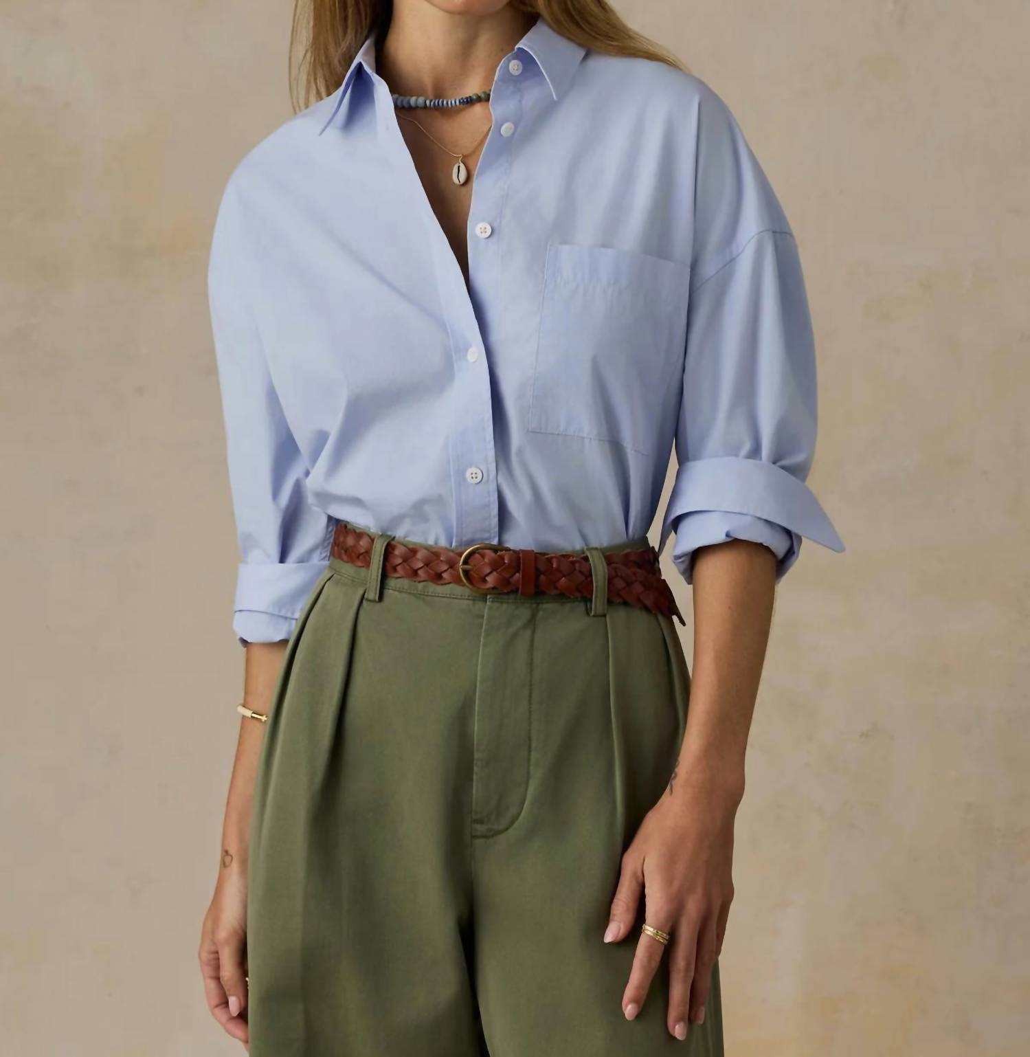 Faherty - Coastal Poplin Relaxed Shirt