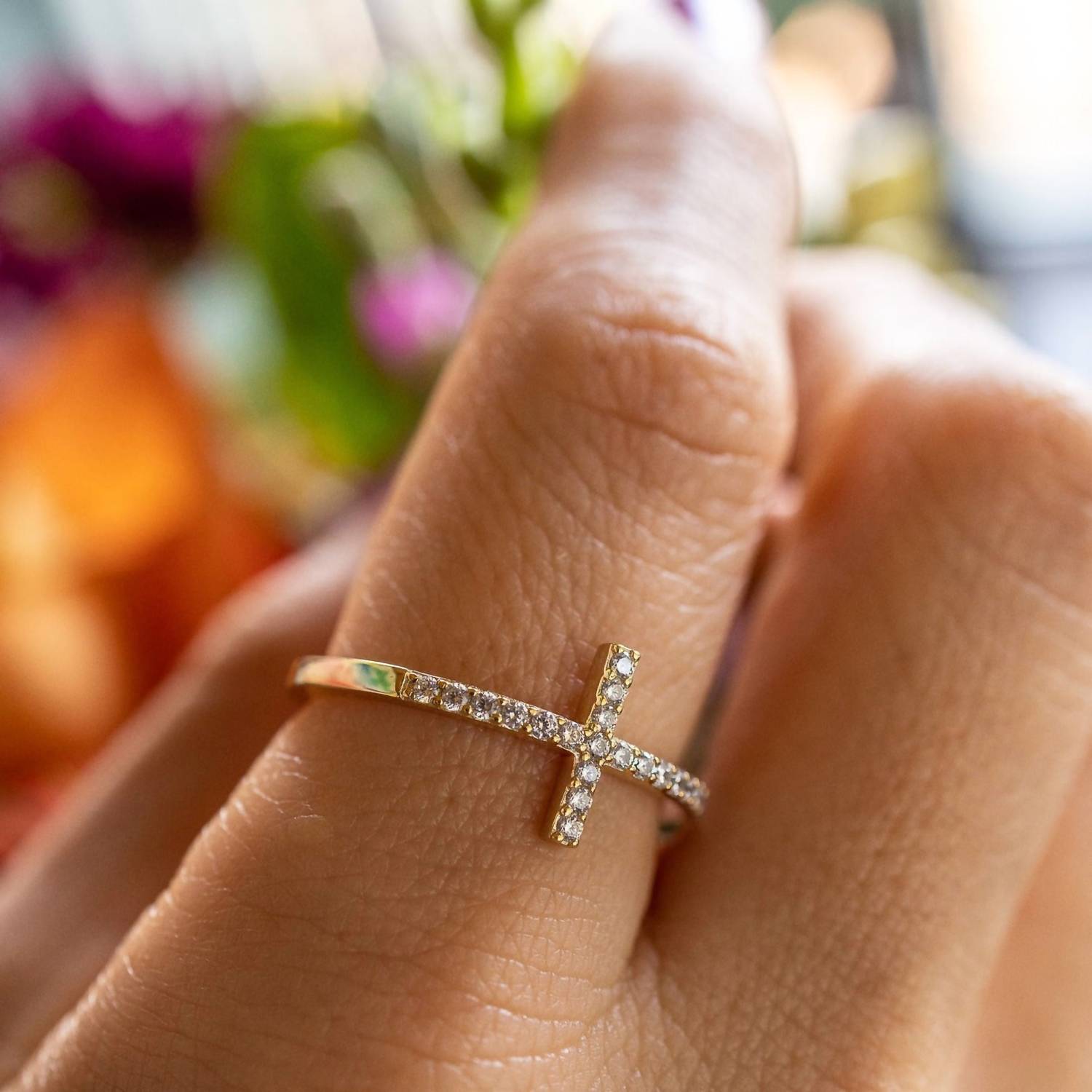 Starlette Women's Angela Ring in gold - women's jewelry - view 4
