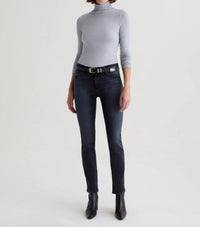 AG Jeans Mari Mid-rise Slim Straight Jean in glitch - women's jeans - view 5