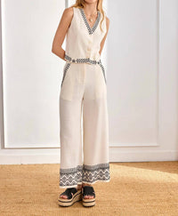 Nekane Nkn - Linen Embroidery Vest
