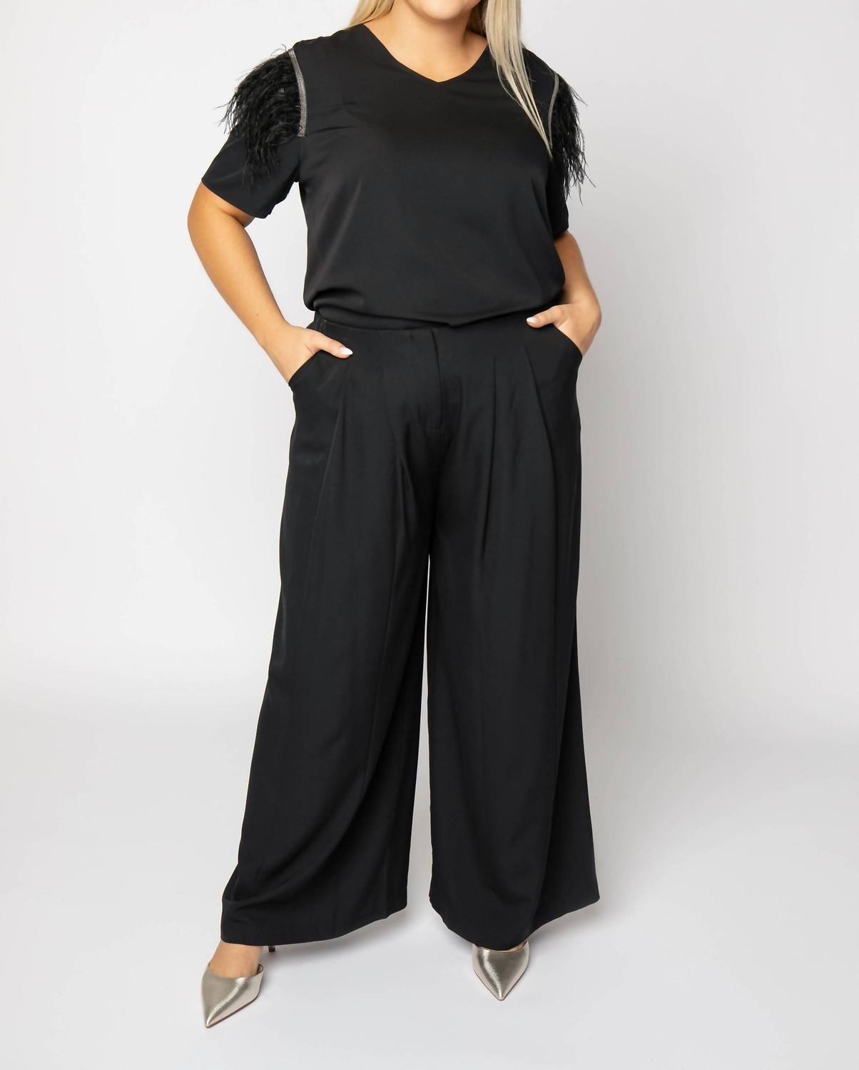Joh - Woven Pants - Plus