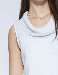 Blueberry - Cowl Sleeveless Top