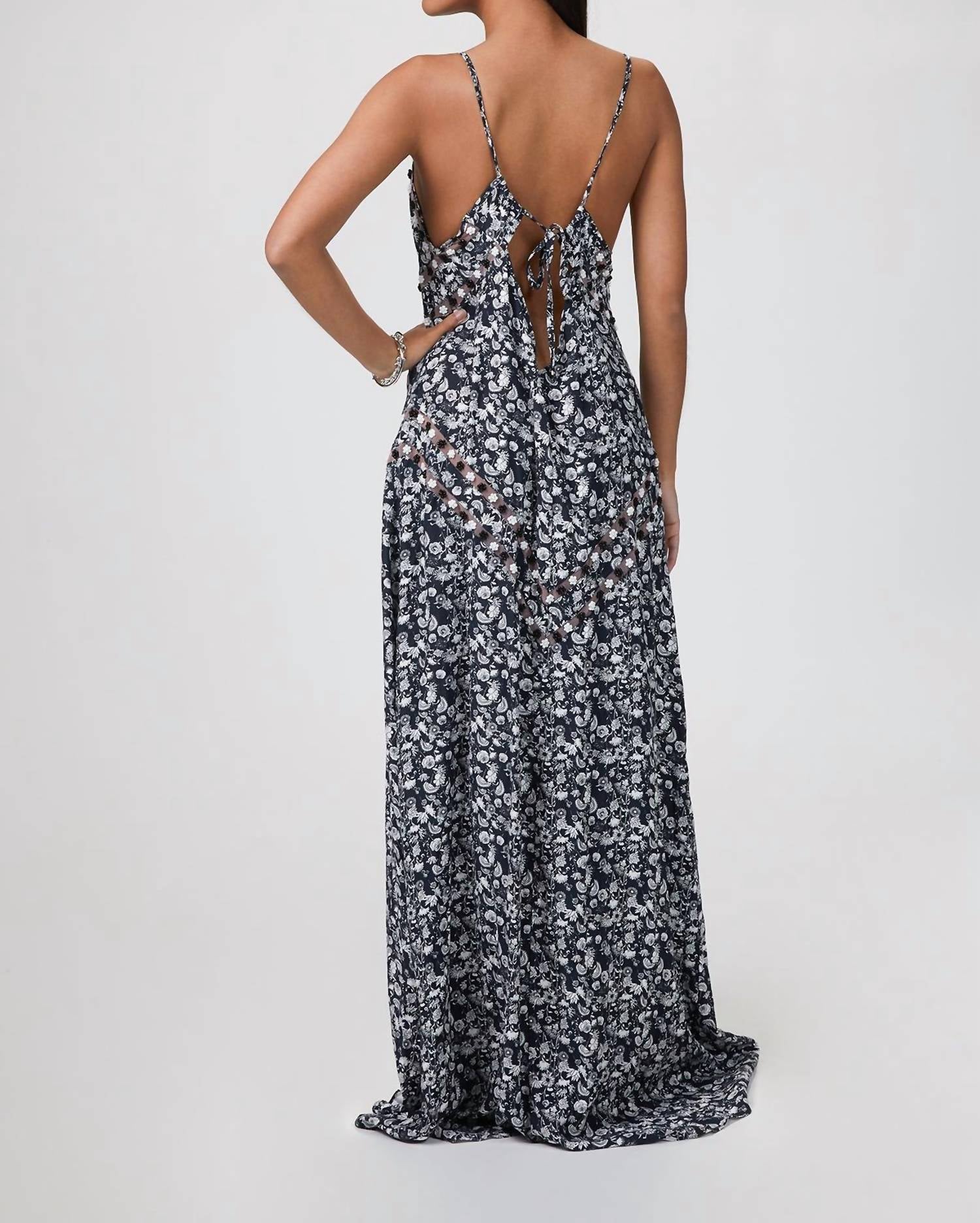 LONG FLORAL DRESS