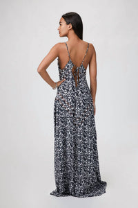 LONG FLORAL DRESS