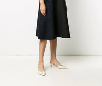 Valentino - Lace Sleeve Dress