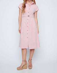 Renuar - Mint To Blush Stripe Midi Dress