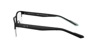Armani Exchange Men's Ax1068 6000 Eyeglasses Frame in matte black - men's accessory - detail view