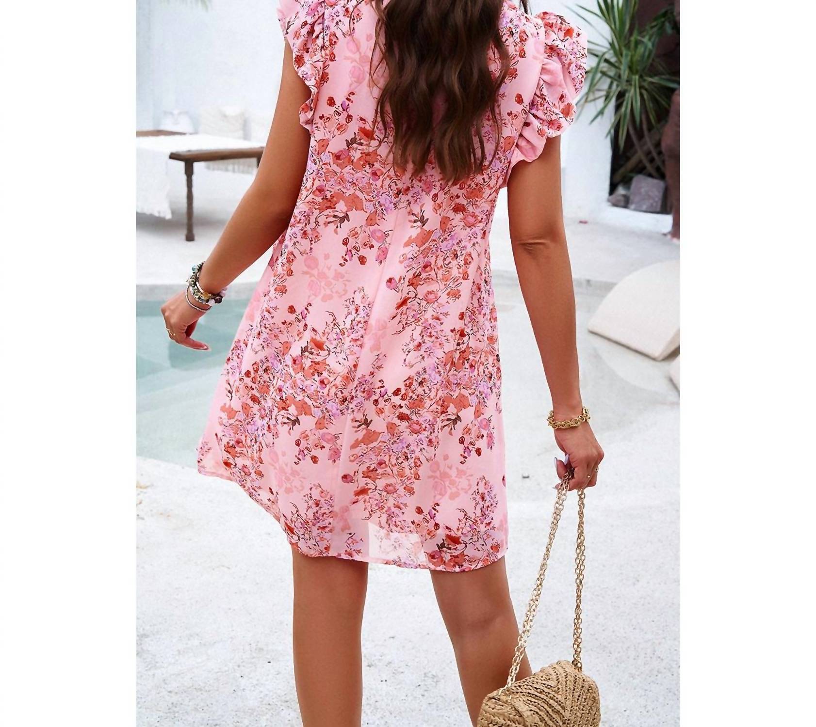 Supreme Fashion - Charity Floral Wrap Mini Dress
