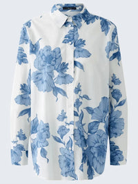 Oui - Floral Print long sleeve