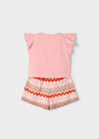 Mayoral - Kid's Knit Flutter Top & Short Set
