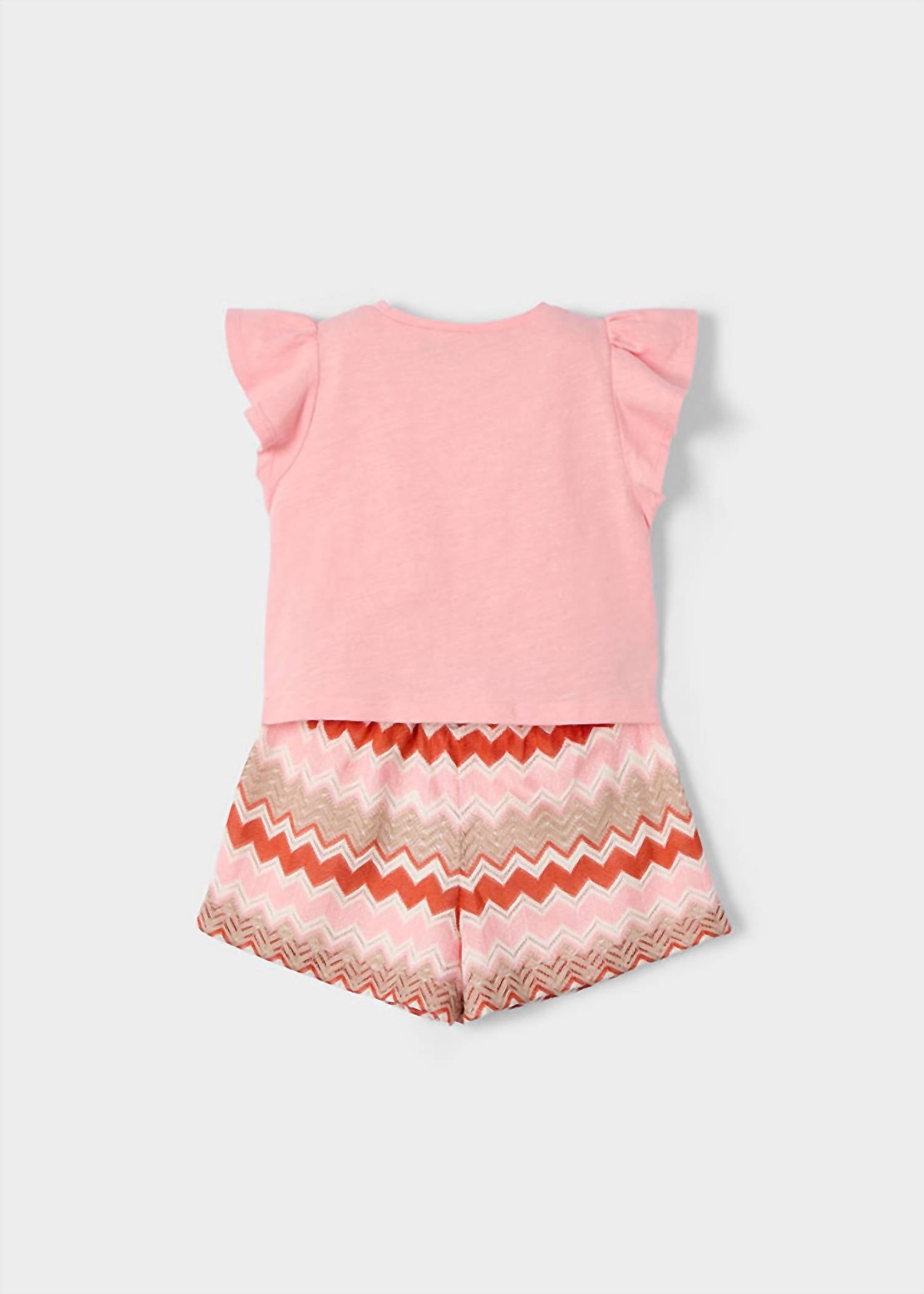 Mayoral - Kid's Knit Flutter Top & Short Set