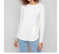 Charlie B - Knit Sweater With Back Lace-up Detail