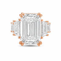 Diana M Jewels - Women's Emerald Lab-Grown Diamond Fashion Ring (12.00 Ct) - Luxe