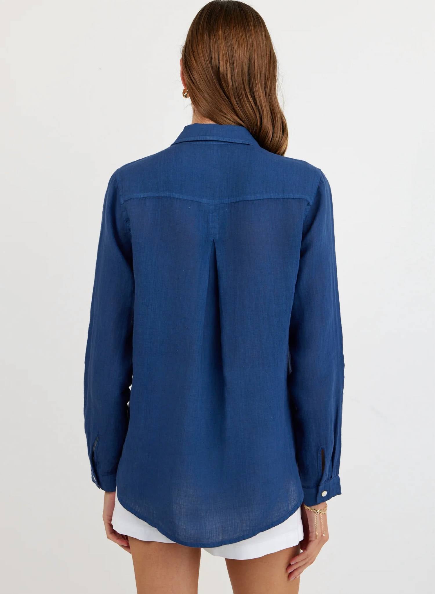 Bella Dahl - Long Sleeve Pocket Button Down Shirt
