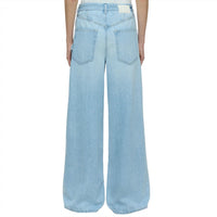 CLOSED Women's Morus Wide Leg Jean in light blue - women's jeans - detail view