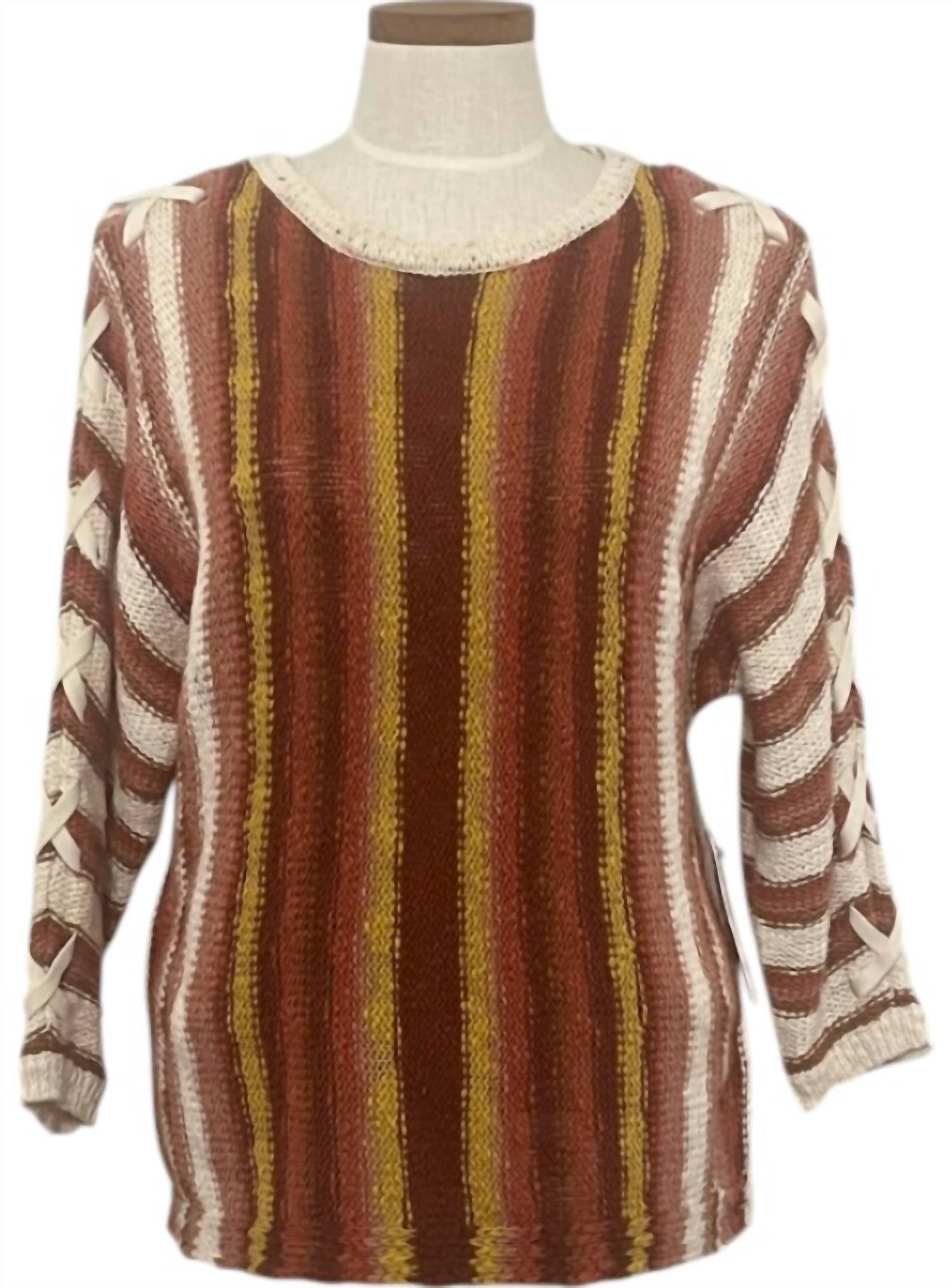 Tribal - Cotton Knit Sweater
