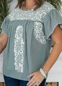 Layerz Clothing - Jovie Embroidered Top