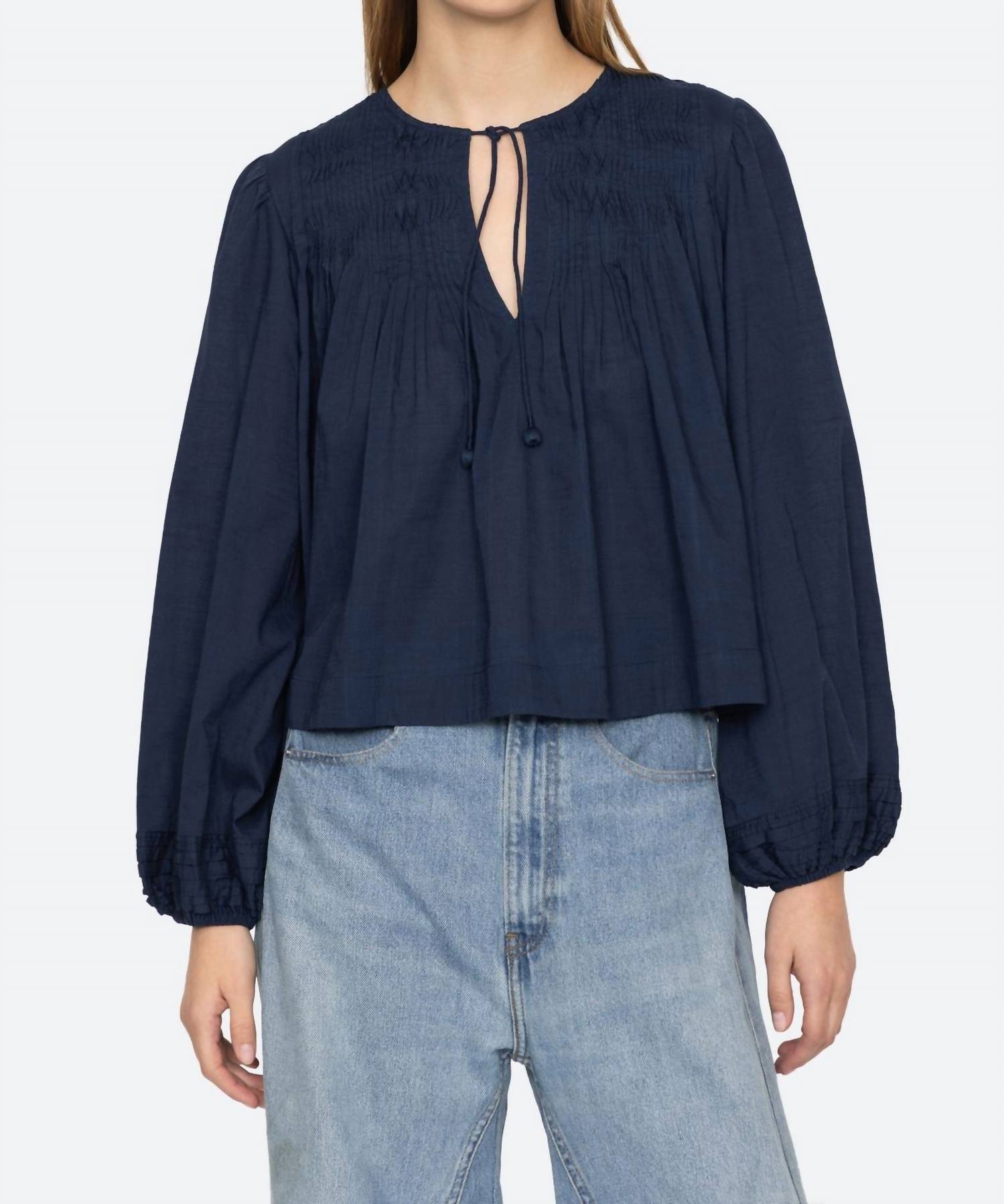 Sea - Myra Cotton Long Sleeve Top