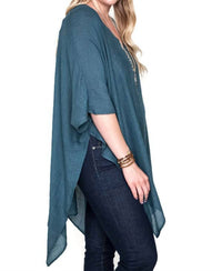 Umgee - V-neck Caftan Tunic