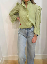 English Factory - Ruffle Detailed Long Sleeve Blouse