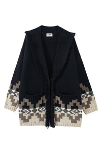 27 Miles Malibu - Demeree Cardigan With Southwestern Pattern