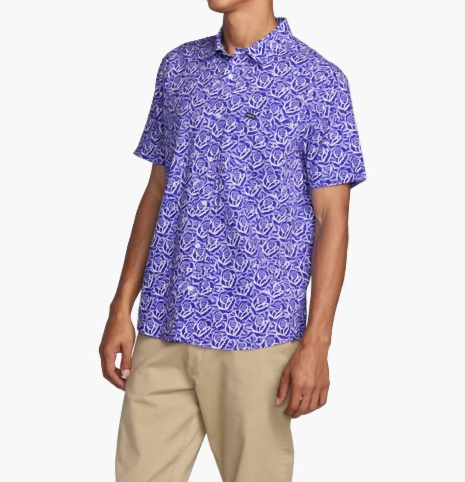 Rvca - Barba Roses Short Sleeve Top