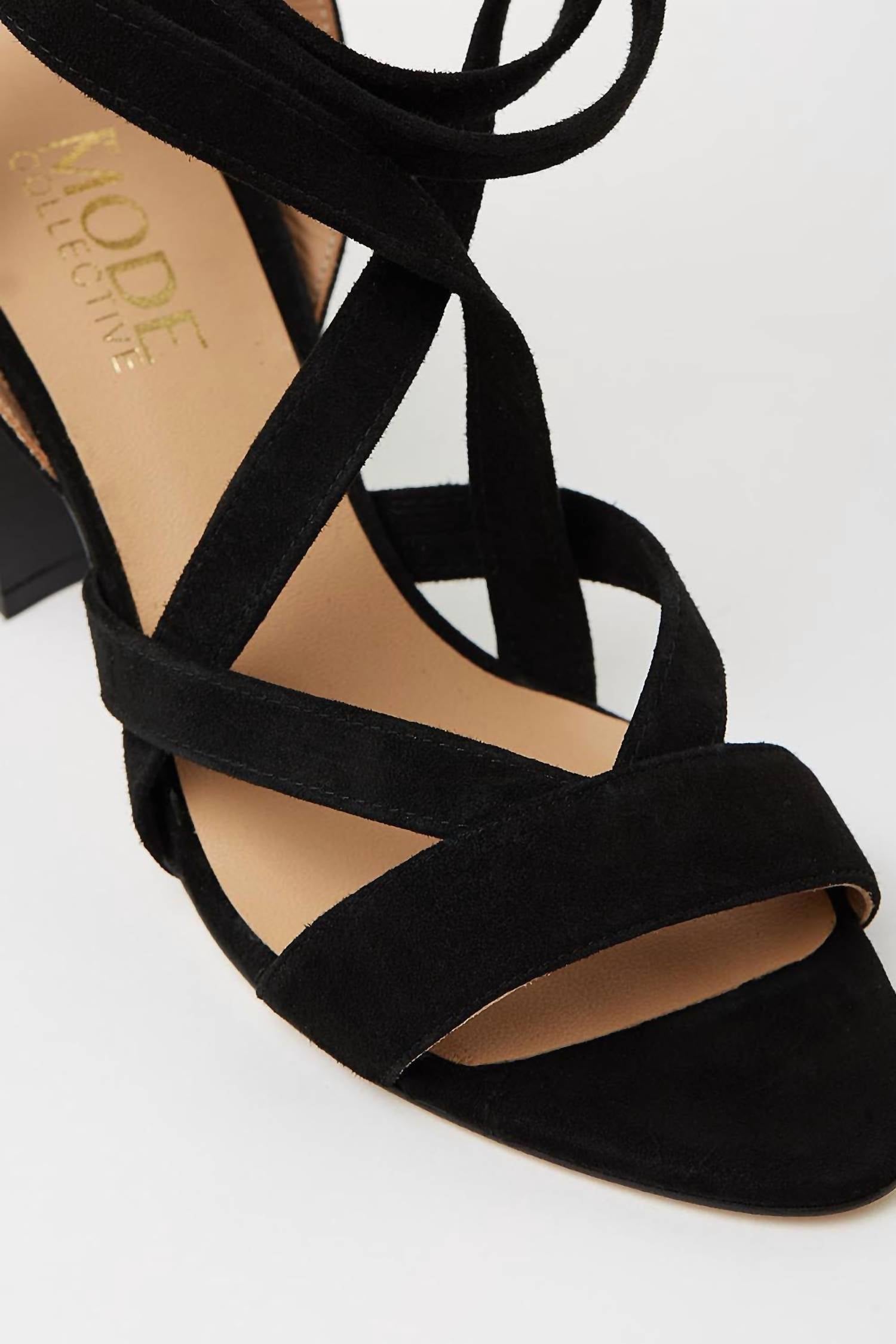Mode Collective - Women's Lace Up Mid Heel