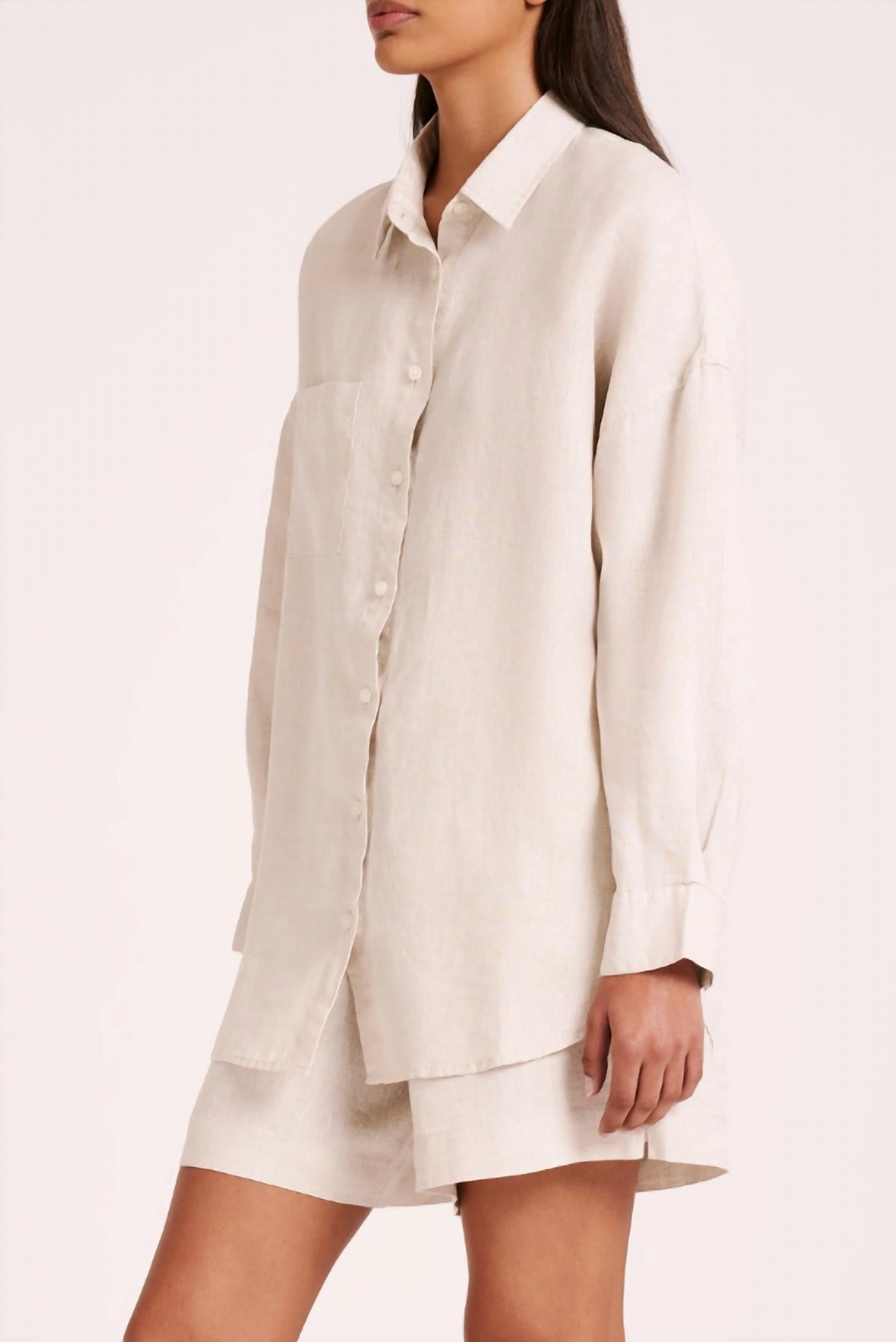 Nude Lucy - Lounge Heritage Linen Shirt