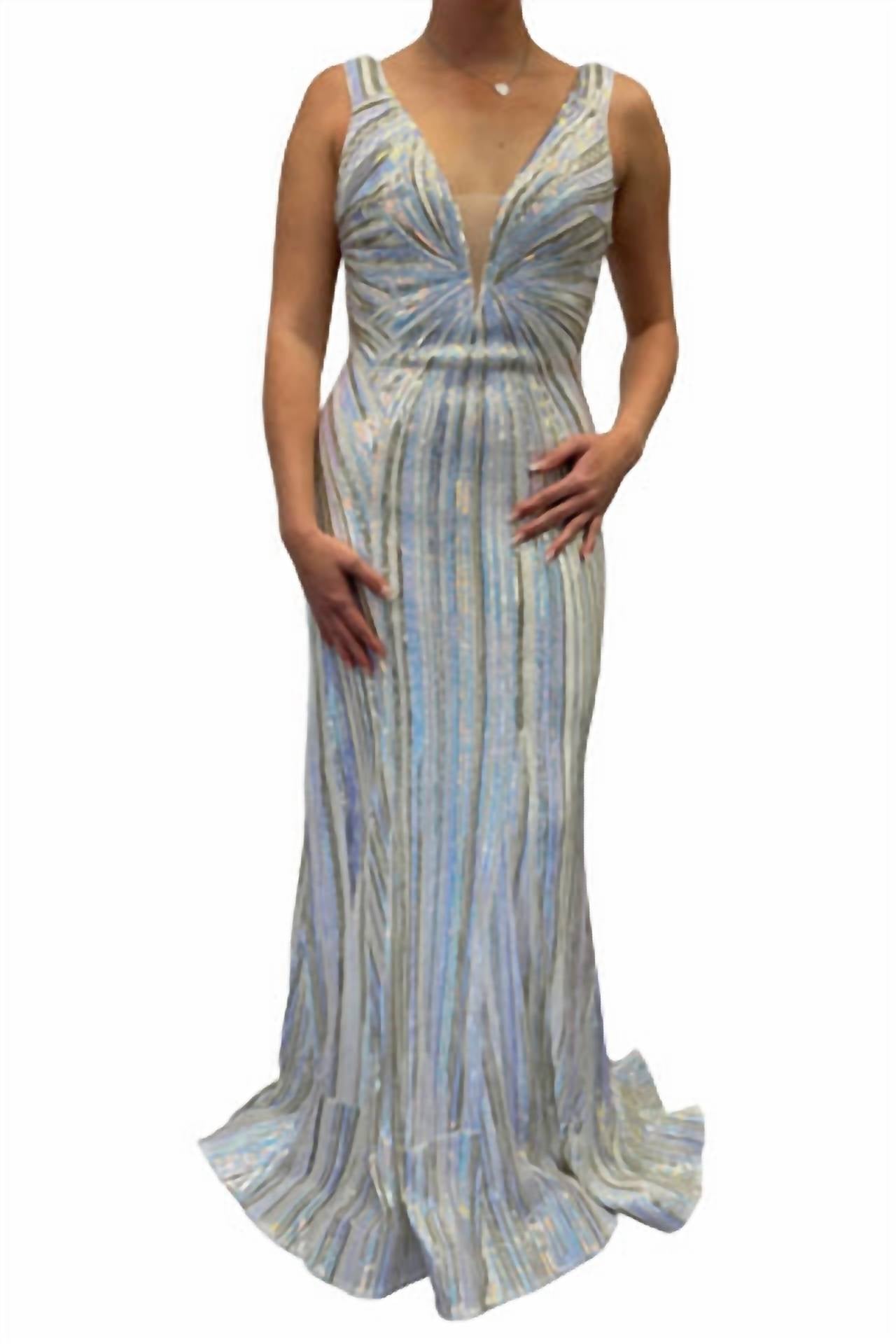 Jovani - Sequin Maxi Dress