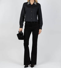 J. Society - Crystal Button Front Shirt