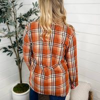 Blakeley - Hold On A Second Plaid Long Sleeve Blazer