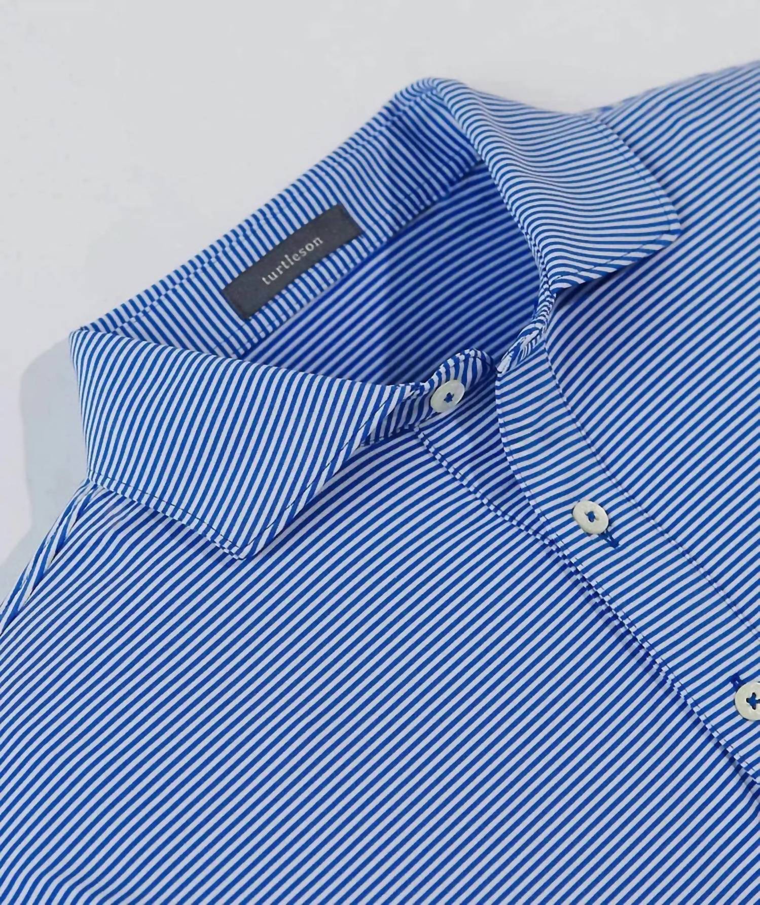 Turtleson Men's Polo Shirt in marine - men's shirt - alternate view