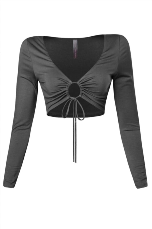 Long Sleeve Crop Top