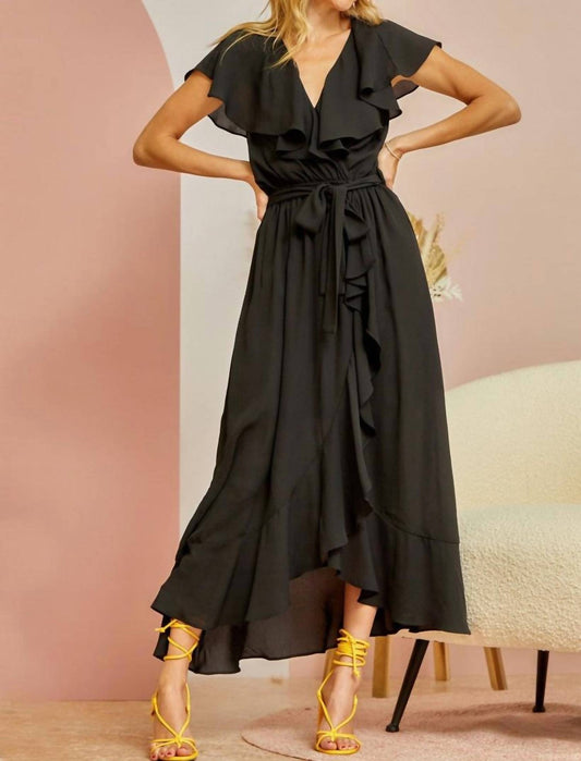 Andree By Unit - Ruffle Sleeve Maxi Dress