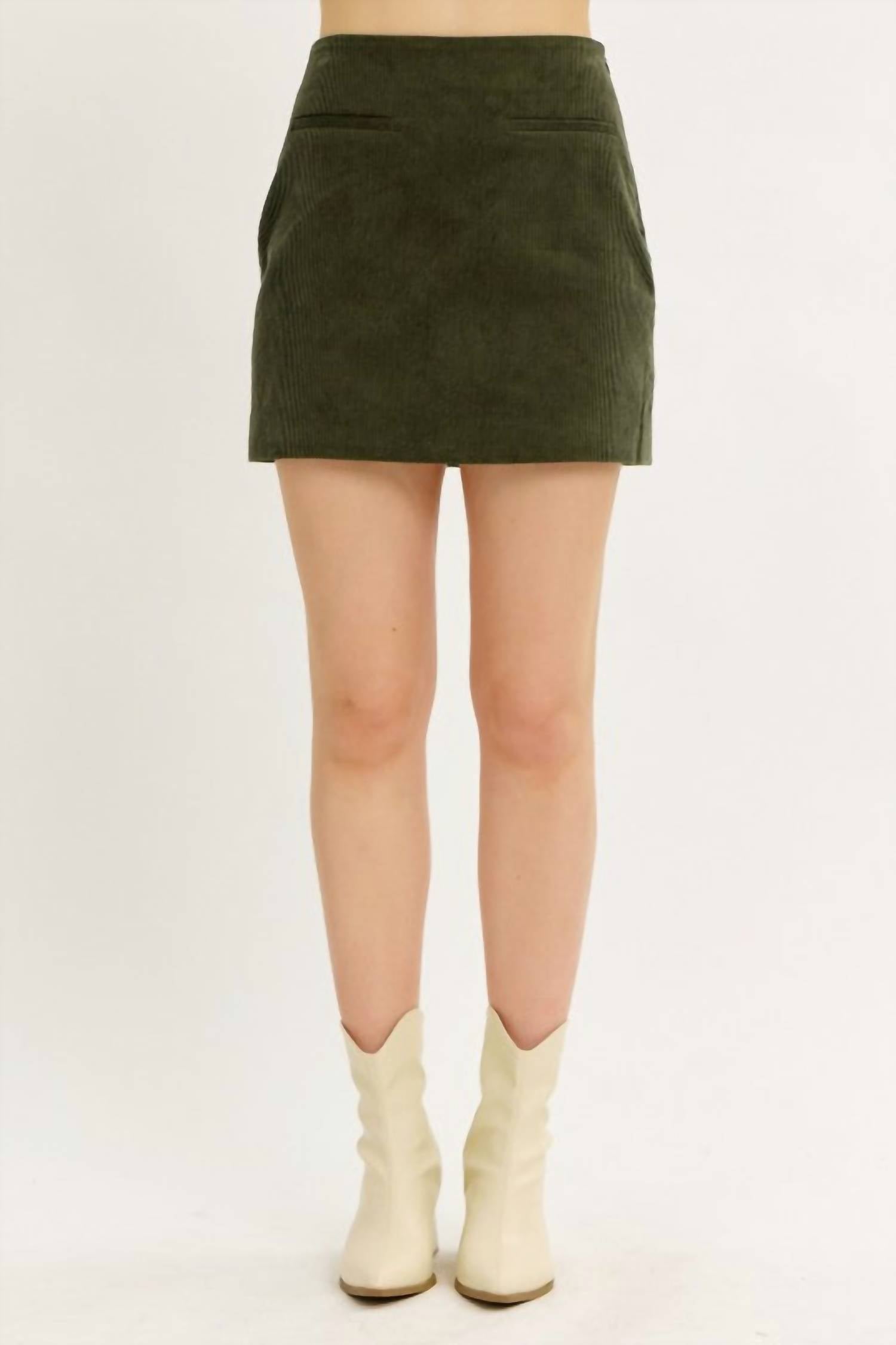 Idem Ditto - 90's Cool Corduroy Mini Skirt