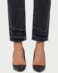 Moussy Seville Tapered Jeans in black - women's jeans - view 4