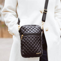 Pretty Simple - Women's Millie Quilted Crossbody Bag