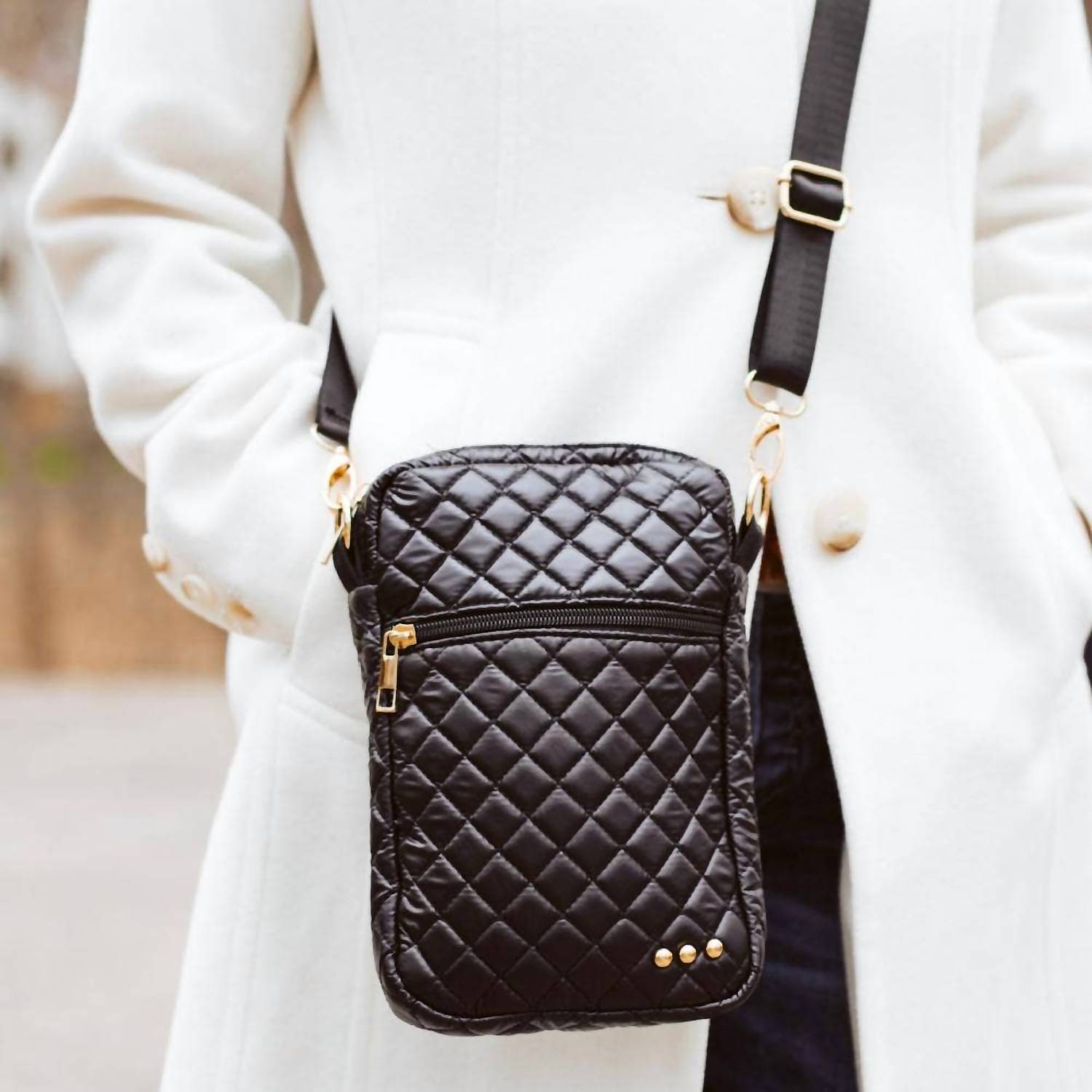 Pretty Simple - Women's Millie Quilted Crossbody Bag