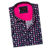 Eight X - Flower Power Short Sleeve Button Down Shirt